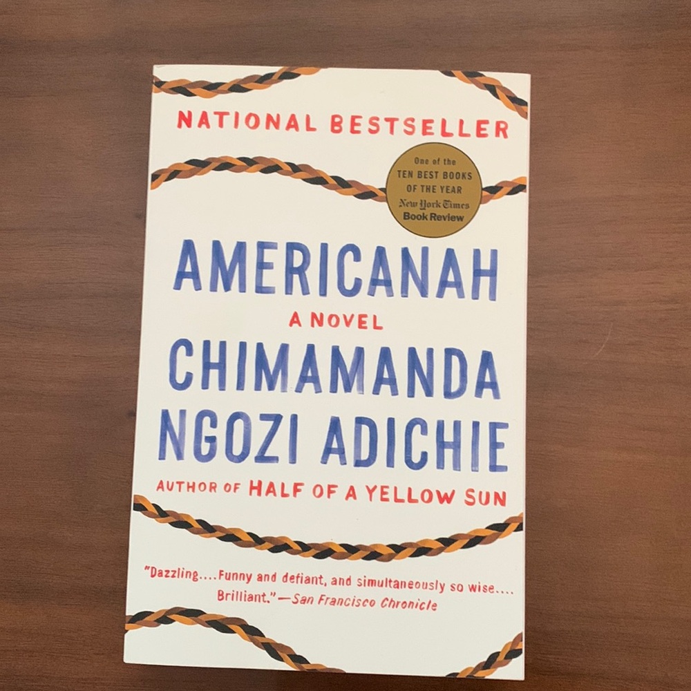 Paperback “Americanah” by Chimamanda Ngozi Adiche